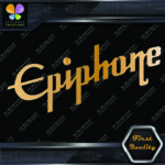 Compatible with Epiphone Guitars Diagonal Logo Musical Vinyl Decals Stickers - Image 7