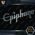 Compatible with Epiphone Guitars Diagonal Logo Musical Vinyl Decals Stickers - Image 8