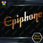 Compatible with Epiphone Guitars Diagonal Logo Musical Vinyl Decals Stickers - Image 9