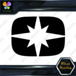 Compatible with Polaris O Star Snowmobile Letter Helmet Vinyl Decals Stickers - Image 5