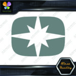 Compatible with Polaris O Star Snowmobile Letter Helmet Vinyl Decals Stickers - Image 7