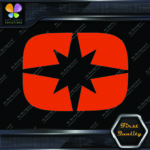 Compatible with Polaris O Star Snowmobile Letter Helmet Vinyl Decals Stickers - Image 8