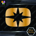 Compatible with Polaris O Star Snowmobile Letter Helmet Vinyl Decals Stickers - Image 10