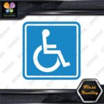 Handicap Square Wheelchair Sign Disabled Logo Parking Decals Stickers Vinyl - Image 11
