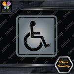 Handicap Square Wheelchair Sign Disabled Logo Parking Decals Stickers Vinyl - Image 18