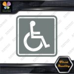 Handicap Square Wheelchair Sign Disabled Logo Parking Decals Stickers Vinyl - Image 5