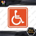 Handicap Square Wheelchair Sign Disabled Logo Parking Decals Stickers Vinyl - Image 8