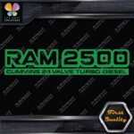 Compatible 2500 24 Valves Turbo Diesel Emblem Trucks Vinyl Decals Stickers - Image 14