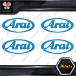 Compatible Arai Helmets Oval Emblem Pack of 4 MINI SIZE Decals Stickers Vinyl - Image 11