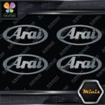 Compatible Arai Helmets Oval Emblem Pack of 4 MINI SIZE Decals Stickers Vinyl - Image 18