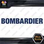 Compatible Bombardier Name Modern Logo Vehicle Aircraft Vinyls Decals Stickers