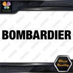 Compatible Bombardier Name Modern Logo Vehicle Aircraft Vinyls Decals Stickers - Image 3