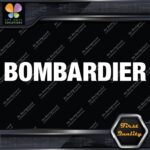 Compatible Bombardier Name Modern Logo Vehicle Aircraft Vinyls Decals Stickers - Image 4