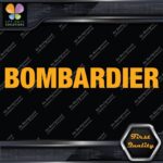 Compatible Bombardier Name Modern Logo Vehicle Aircraft Vinyls Decals Stickers - Image 7
