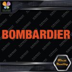 Compatible Bombardier Name Modern Logo Vehicle Aircraft Vinyls Decals Stickers - Image 8