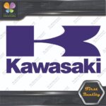 Compatible Kawasaki Vintage K Name Rectangle Motorcycles Vinyl Decals Stickers - Image 24