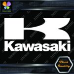 Compatible Kawasaki Vintage K Name Rectangle Motorcycles Vinyl Decals Stickers - Image 5