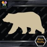 Bear Walking Wildlife Big Animals Hunting Silhouette Decals Stickers Vinyl - Image 24