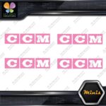Compatible CCM Hockey Vintage Emblem Pack of 4 MINI SIZE Decals Stickers Vinyl - Image 20