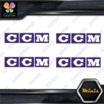 Compatible CCM Hockey Vintage Emblem Pack of 4 MINI SIZE Decals Stickers Vinyl - Image 22