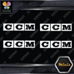 Compatible CCM Hockey Vintage Emblem Pack of 4 MINI SIZE Decals Stickers Vinyl - Image 4