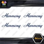 Compatible Harmony Guitars Name Pack of 4 MINI SIZE Decals Stickers Vinyl - Image 12