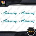 Compatible Harmony Guitars Name Pack of 4 MINI SIZE Decals Stickers Vinyl - Image 13