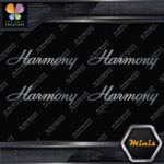 Compatible Harmony Guitars Name Pack of 4 MINI SIZE Decals Stickers Vinyl - Image 18