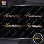 Compatible Harmony Guitars Name Pack of 4 MINI SIZE Decals Stickers Vinyl - Image 19