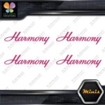 Compatible Harmony Guitars Name Pack of 4 MINI SIZE Decals Stickers Vinyl - Image 20