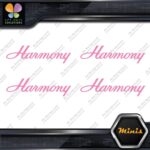 Compatible Harmony Guitars Name Pack of 4 MINI SIZE Decals Stickers Vinyl - Image 21