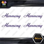Compatible Harmony Guitars Name Pack of 4 MINI SIZE Decals Stickers Vinyl - Image 22