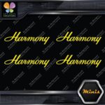 Compatible Harmony Guitars Name Pack of 4 MINI SIZE Decals Stickers Vinyl - Image 5