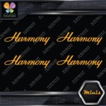 Compatible Harmony Guitars Name Pack of 4 MINI SIZE Decals Stickers Vinyl - Image 6