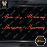 Compatible Harmony Guitars Name Pack of 4 MINI SIZE Decals Stickers Vinyl - Image 7