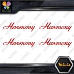 Compatible Harmony Guitars Name Pack of 4 MINI SIZE Decals Stickers Vinyl - Image 8