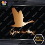 Gone Hunting Goose Flying Canadian Animals Hunter Wild Decals Stickers Vinyl - Image 19