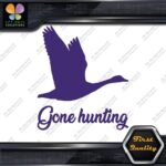 Gone Hunting Goose Flying Canadian Animals Hunter Wild Decals Stickers Vinyl - Image 22