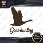 Gone Hunting Goose Flying Canadian Animals Hunter Wild Decals Stickers Vinyl - Image 24