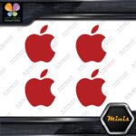 Compatible Apple Bite Logo Computer Pack of 4 MINI SIZE Decals Stickers Vinyl