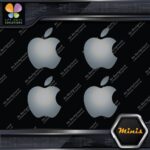 Compatible Apple Bite Logo Computer Pack of 4 MINI SIZE Decals Stickers Vinyl - Image 18