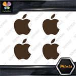 Compatible Apple Bite Logo Computer Pack of 4 MINI SIZE Decals Stickers Vinyl - Image 24