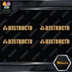Compatible Destructo Skateboards Full Pack of 4 MINI SIZE Decals Stickers Vinyl - Image 18