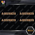 Compatible Destructo Skateboards Full Pack of 4 MINI SIZE Decals Stickers Vinyl - Image 19