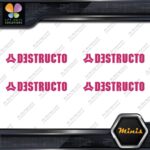 Compatible Destructo Skateboards Full Pack of 4 MINI SIZE Decals Stickers Vinyl - Image 20