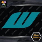 Compatible Work Wheels W Emblem Badge Rims Logo JDM Tuning Decals Stickers Vinyl - Image 16