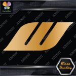 Compatible Work Wheels W Emblem Badge Rims Logo JDM Tuning Decals Stickers Vinyl - Image 17