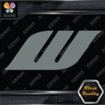 Compatible Work Wheels W Emblem Badge Rims Logo JDM Tuning Decals Stickers Vinyl - Image 5