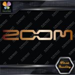 Compatible Zoom Audio Pedal Music Electronics Name Logo Vinyl Decals Stickers - Image 19