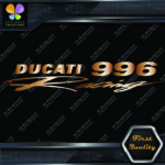 Compatible with Ducati 996 Racing Signature Motorcycles Vinyl Decals Stickers - Image 16